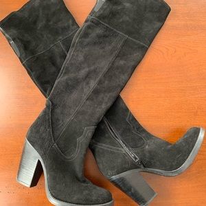 Steve Madden genuine suede over-the-knee boots